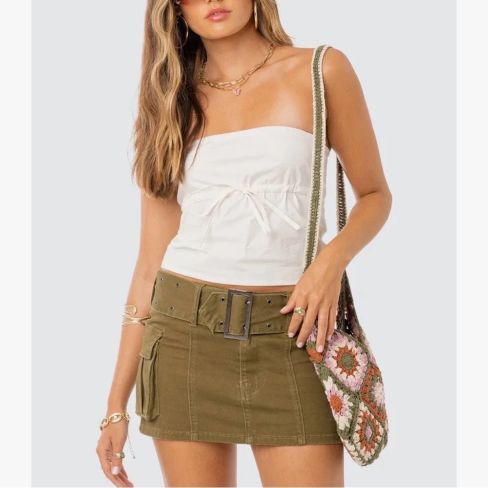 Edikted White Tube Top